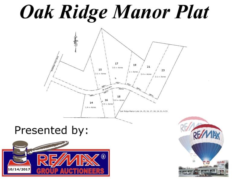 8 Oak Ridge Manor Lots