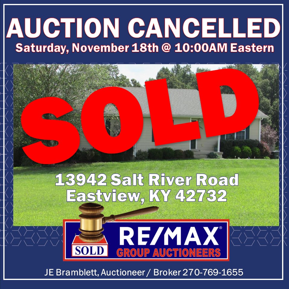 Auction CANCELLED | Home & 3.325± Acres | Saturday, November 18th @ 10:00 am Eastern