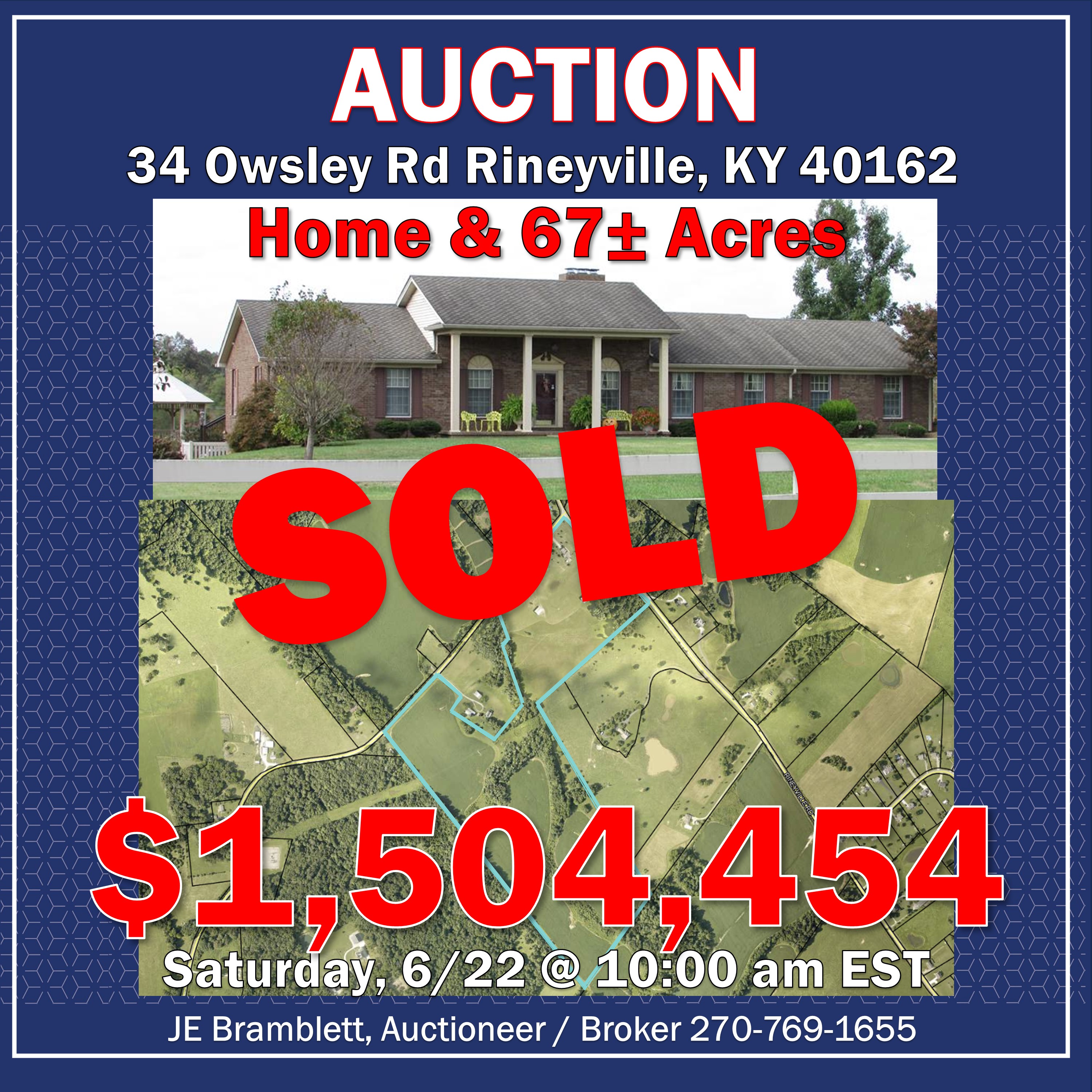 Auction | Home & 67± Acres in Tracts | Saturday, June 22nd @ 10:00 am EST