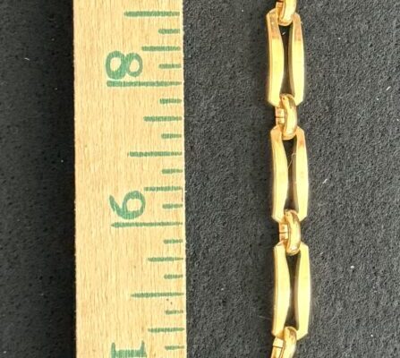 537A.jpg 14K GOLD LINK NECKLACE