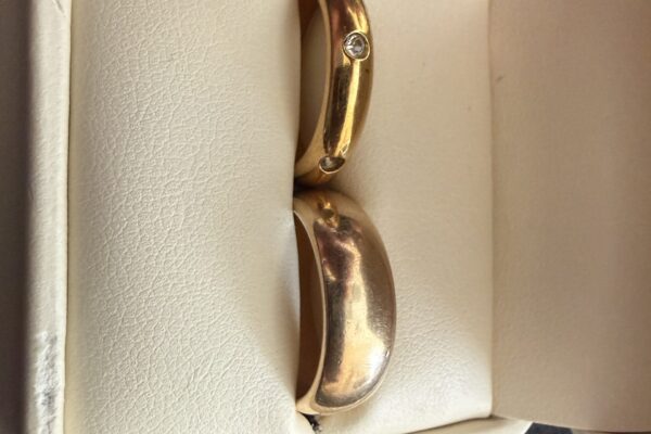 545.JPG 2 14K GOLD RING BANDS